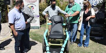 Silla inclusiva para un turismo inclusivo en Villa de Merlo