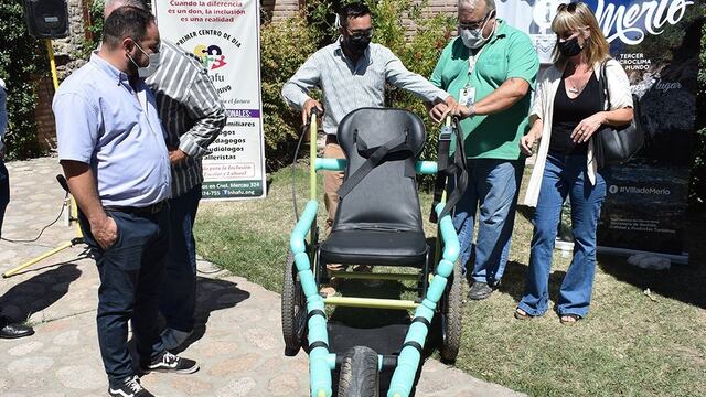 Silla inclusiva para un turismo inclusivo en Villa de Merlo