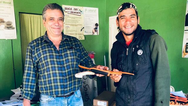 El INYM entregó herramientas a tareferos de Montecarlo y San José.