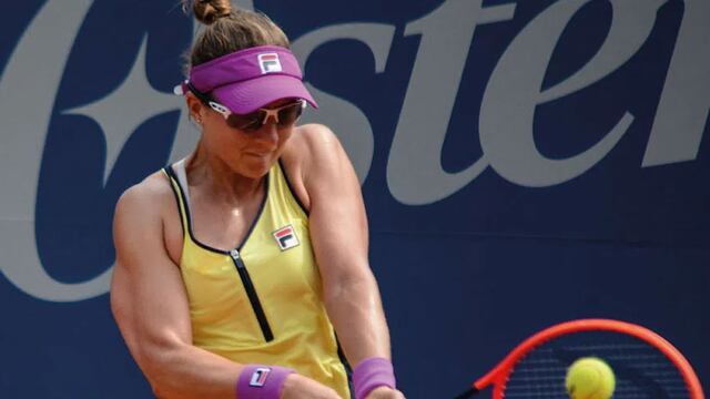 Nadia Podoroska quedó fuera en ronda inicial.