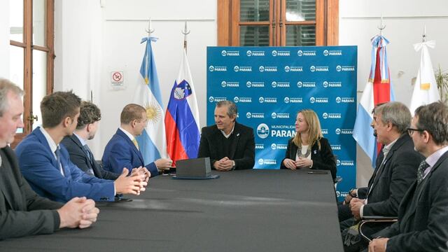 Bahl recibió al embajador de Eslovenia