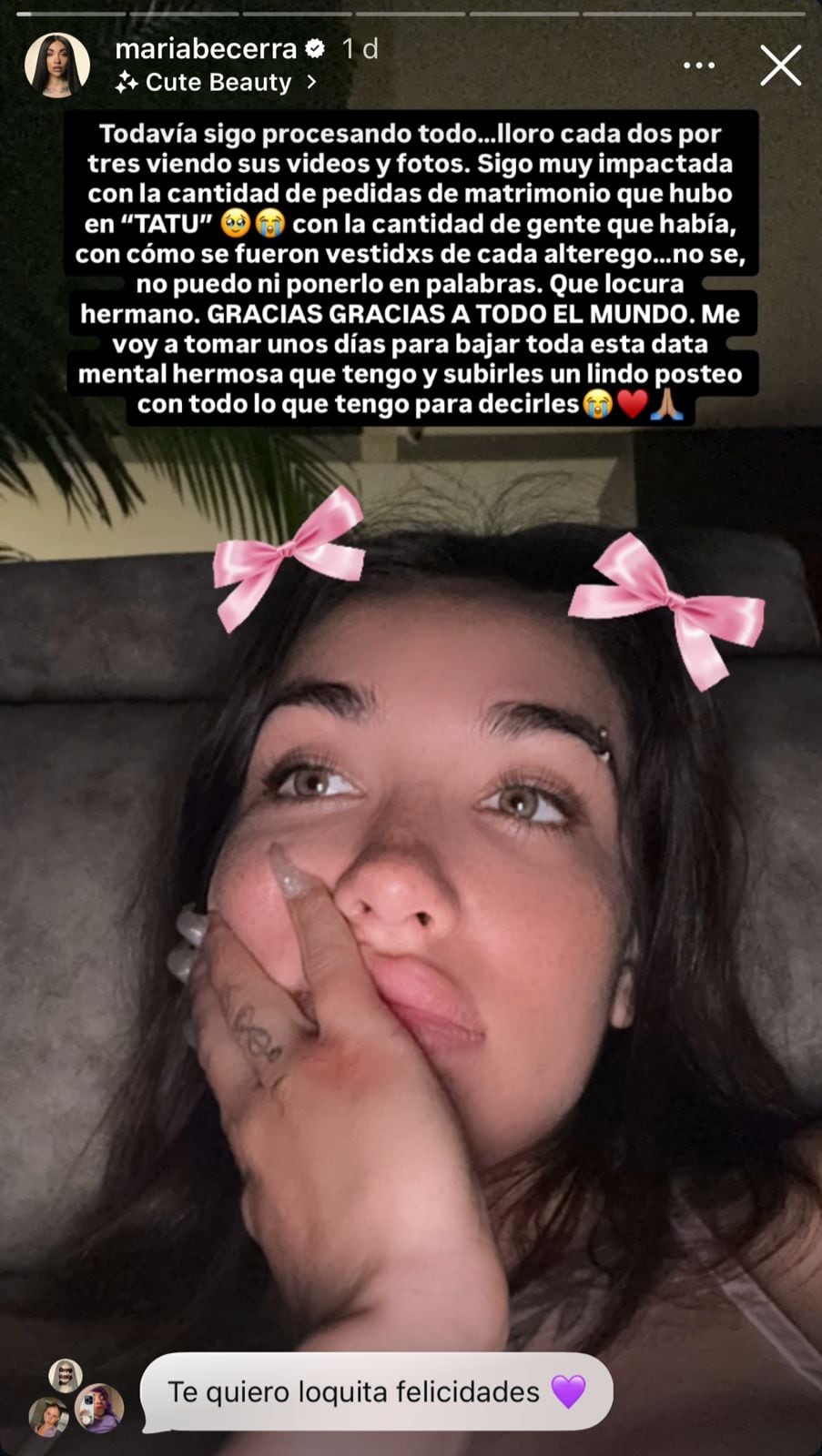 El mensaje que alarmó a sus fans.