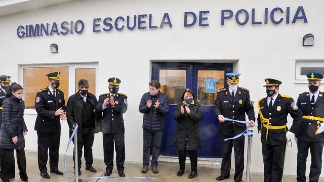 Se inauguró el Gimnasio de la Escuela de Policía Provincial