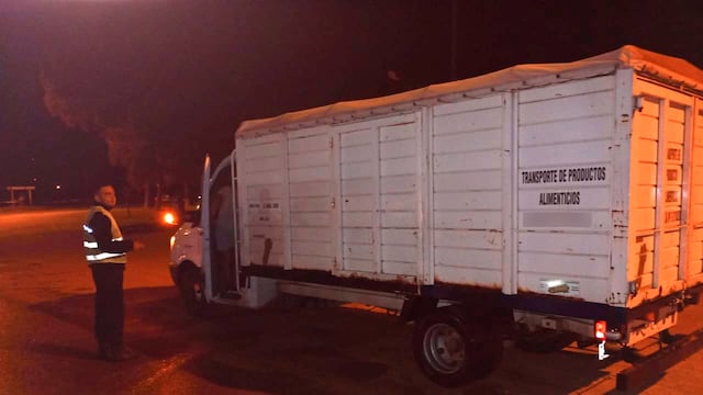 Controles de tránsito en los accesos a Copetonas y Reta