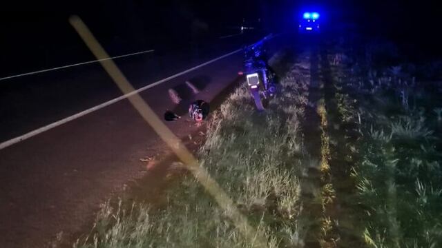 Siniestro fatal en San Martín: un motociclista de 21 años falleció.