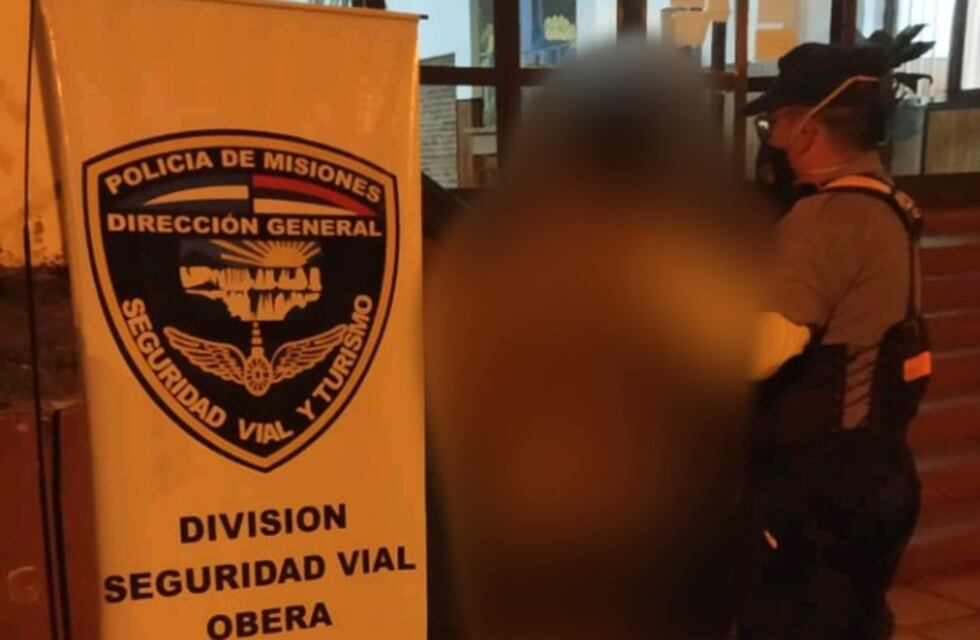 Estaba alcoholizado, intentó evadir un control policial y fue detenido en Oberá