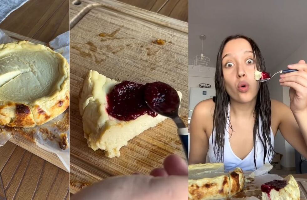 El novedoso cheesecake que es viral: sin harina y con queso roquefort