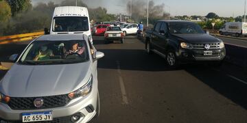 Los vecinos cortaron el corredor del Oeste.