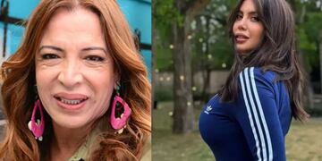 La fogosa interacción de Lizy Tagliani y Wanda Nara en Bake Off Famosos: No me tiene que...”