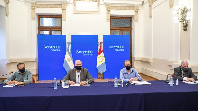 Omar Perotti dialogó este lunes con los intendentes de varias localidades