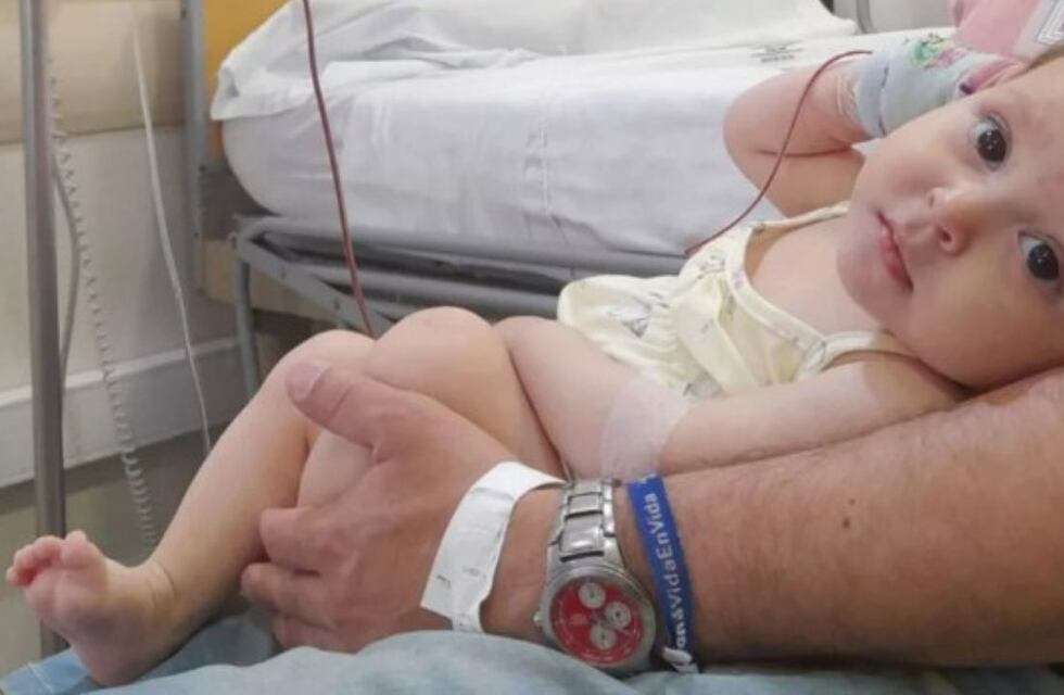 Camila tiene ocho meses y fue diagnosticada con leucemia: necesita un trasplante de médula ósea