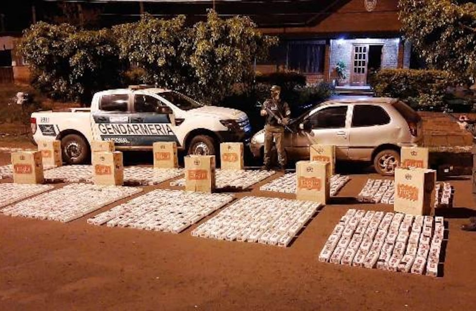 Oberá: frenaron el contrabando de 5.500 paquetes de cigarrillos