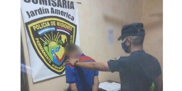 Lograron detener a un hombre signado como autor de ataques con armas blancas contra su vecino. Policía de Misiones