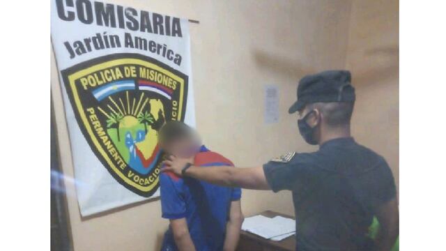 Lograron detener a un hombre signado como autor de ataques con armas blancas contra su vecino. Policía de Misiones