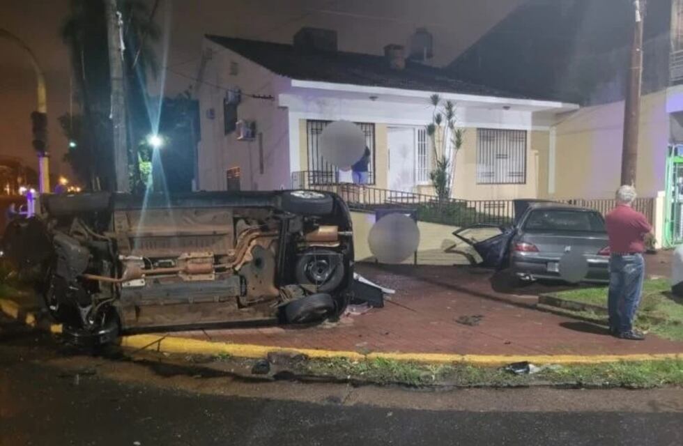 Posadas: fuerte choque dejó cuatro lesionados