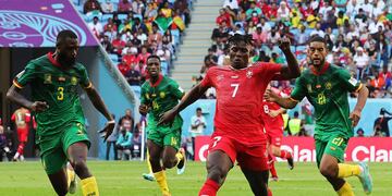 Camerún y Serbia igualaron 3 a 3 en el Mundial de Qatar 2022. Foto: EFE