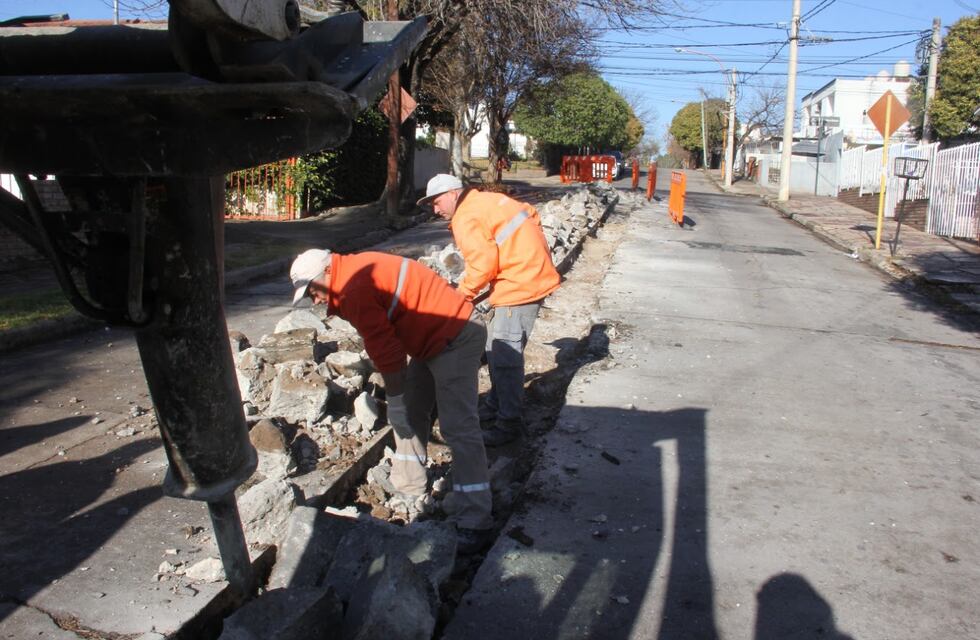 Carlos Paz: cambiaron las cañerías de agua en Barrio General Belgrano