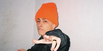 Trueno y un descargo en la previa del lanzamiento de su álbum "Bien o mal". (Gentileza Sony Music/ Olivia Repetto)