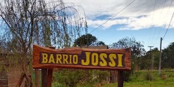 Ingreso al barrio Jossi de Eldorado