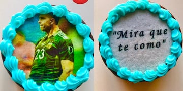 Los originales alfajores que el panadero maipucino Cristian Di Betta elaboró con la cara del "Dibu" Martínez y la frase que dijo en la semifinal contra Colombia recorrieron el país.