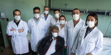 A Javier Castellino se le realizo un doble trasplante de corazón y riñon en el Hospital Central de la Ciudad de Mendoza.