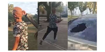 La mujer registró todo en un vivo en su cuenta de Facebook.