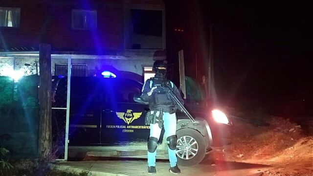 La Fuerza Antinarcotráfico llevó a cabo siete allanamientos en Córdoba y las sierras chicas.