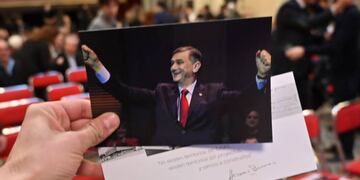 Homenaje a Hermes Binner en Diputados