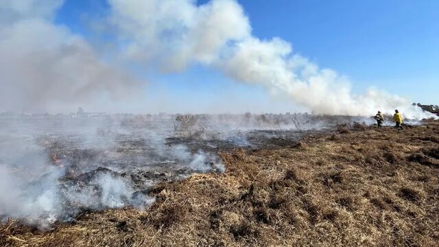 Incendio zona rural de Arroyito