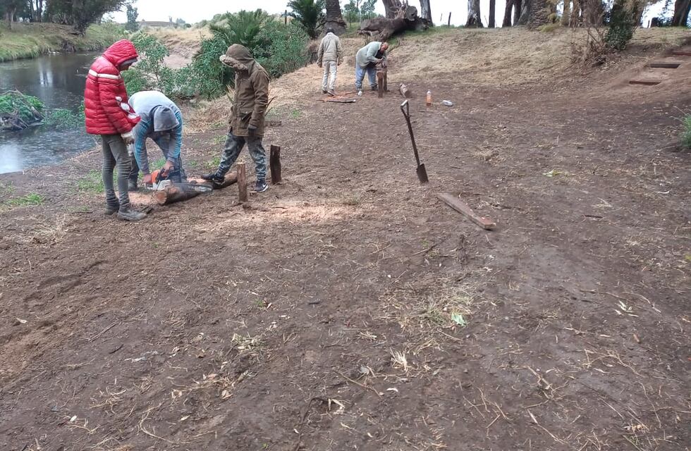 Tareas de Obras Públicas en distintos puntos de la ciudad