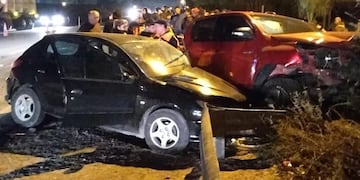 El siniestro ocurrió este jueves en la noche en inmediaciones de Ruta 40 y Anacleto Gil, en la localidad de Carpintería.