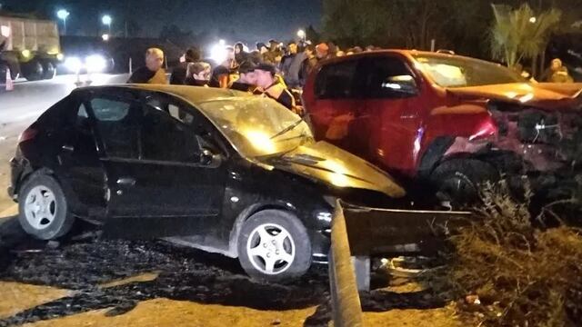 El siniestro ocurrió este jueves en la noche en inmediaciones de Ruta 40 y Anacleto Gil, en la localidad de Carpintería.