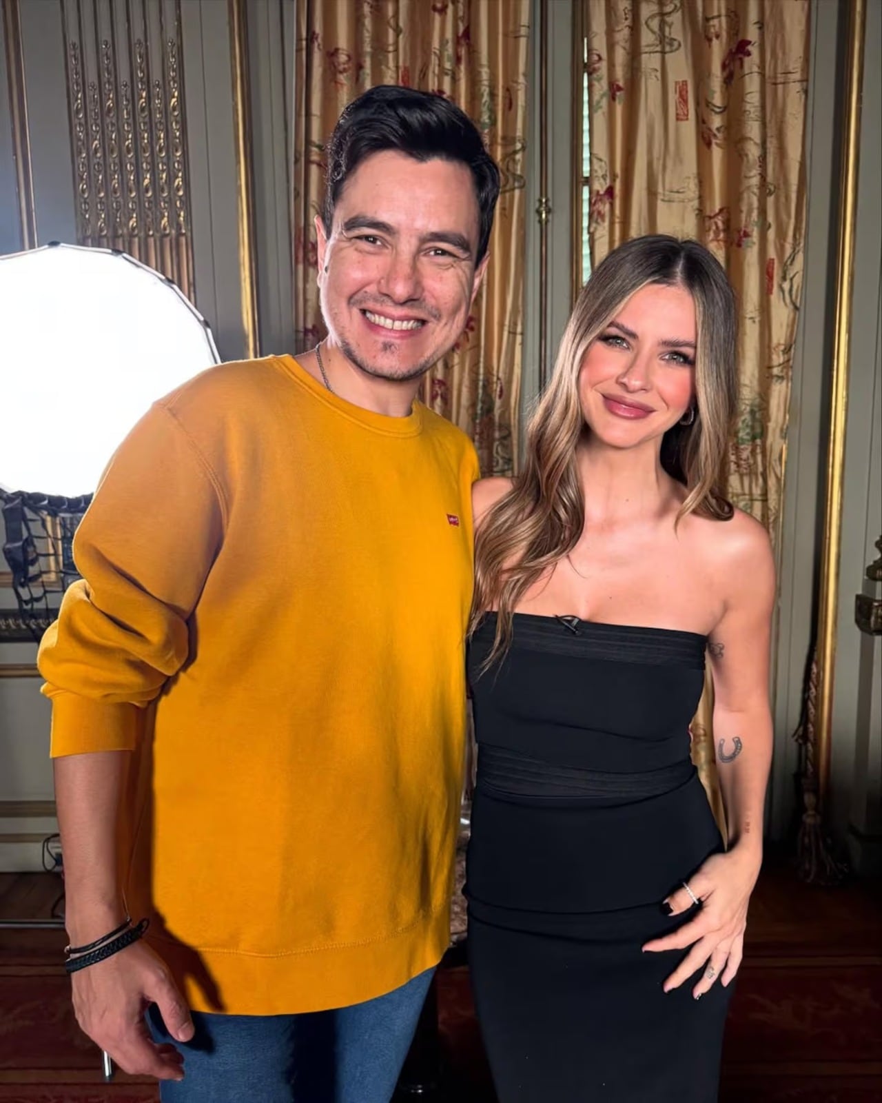 Gustavo Méndez durante uno de sus tantos encuentros con la China Suárez.
