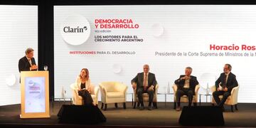 El magistrado habló del tema al participar de la cuarta edición del seminario "Democracia y Desarrollo" organizado por el Grupo Clarín, que se desarrolló este martes en el Museo de Arte Latinoamericano de Buenos Aires Malba.