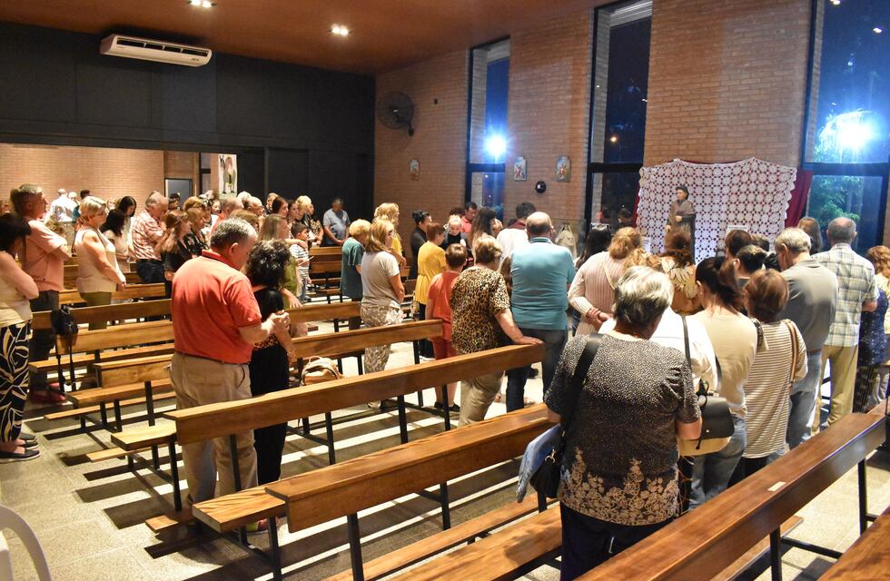 Se realizó la Misa en Honor al Santo Cura Brochero pero la Procesión se suspendió por las inclemencias del tiempo