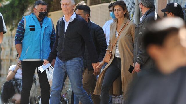 Macri vota en barrio de Palermo. (Gentileza Clarín/Guillermo Rodríguez Adami)