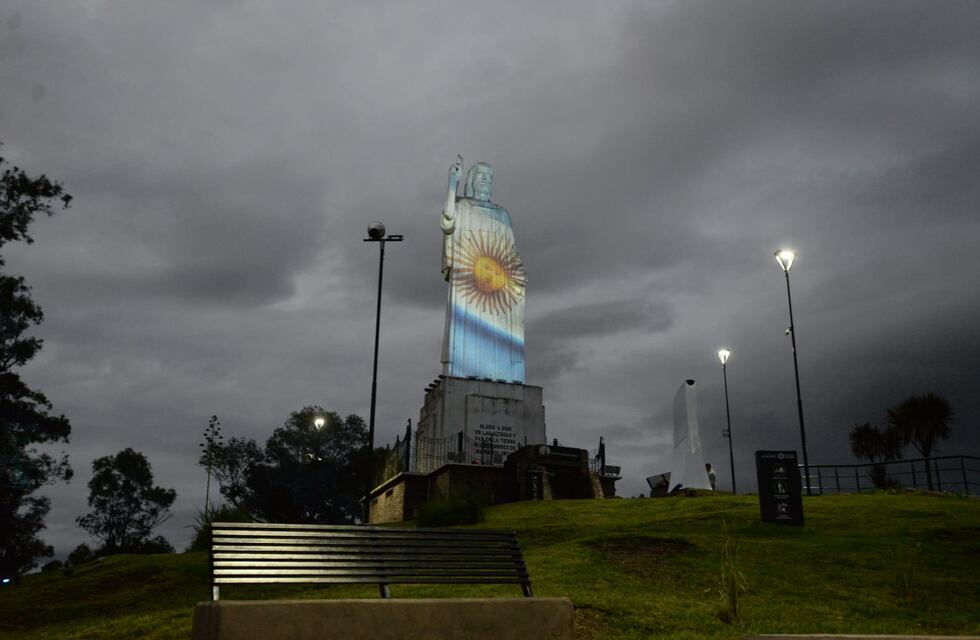 Inauguraron las obras de puesta en valor y remodelación del Cristo Bendicente de San Javier