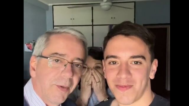 emocionó a su padre con un filtro de tiktok