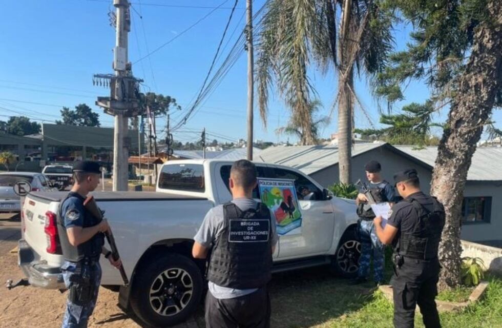 Bernardo de Irigoyen: la policía recuperó una camioneta que fue robada en Brasil