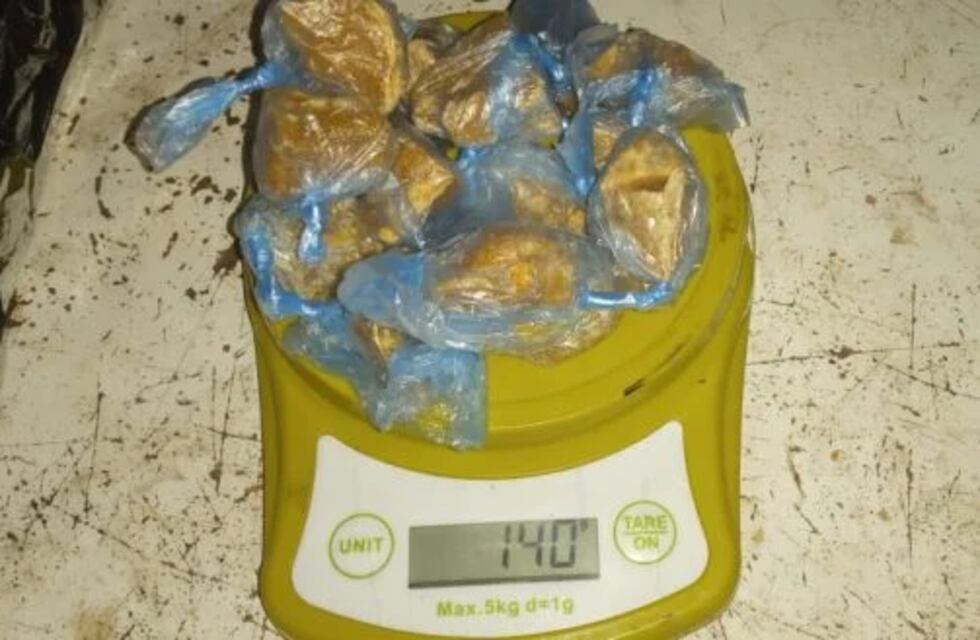 Incautan pedra en una vivienda de Puerto Iguazú