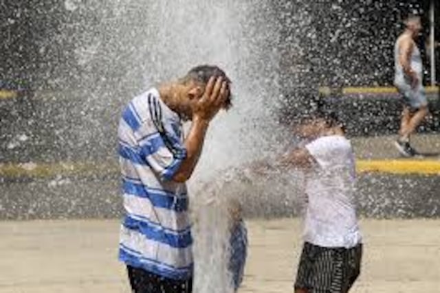 Calor extremo en el Litoral. Foto: Web.