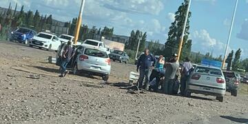 Choque en el Acceso Sur, a la altura de la calle Araoz. Noticia en desarrollo.