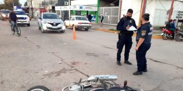 Uno de los protagonistas del accidente se dio a la fuga.