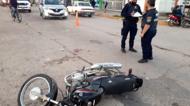 Uno de los protagonistas del accidente se dio a la fuga.