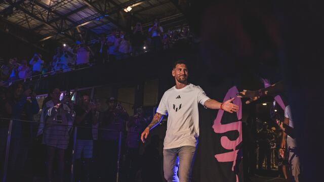 Lionel Messi fue presentado por Inter Miami, en la MLS de Estados Unidos. (Prensa Inter Miami)