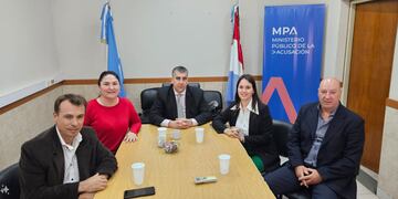 Reunión entre fiscalía y representantes de Ambrosetti