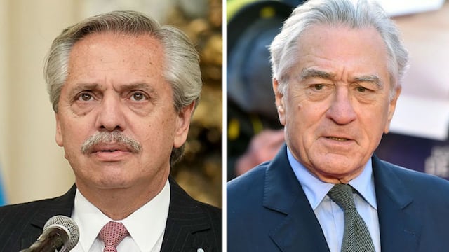 Alberto Fernández ya eligió: “En una película de mi vida, me gustaría que Robert De Niro haga de mí”.