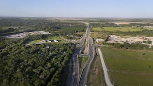 El nuevo tramo de la autovía ruta provincial 5 Alta Gracia - Anisacate.