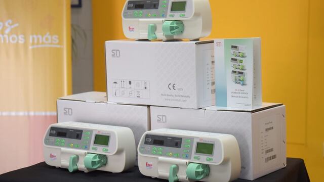 Arcor donó 3 bombas de Infusión para el Hospital de Arroyito