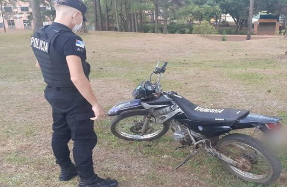 Posadas: la policía recuperó una motocicleta robada
